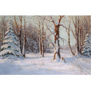 РЕПРОДУКЦИИ НА КАРТИНИ Зимен пейзаж (1890)